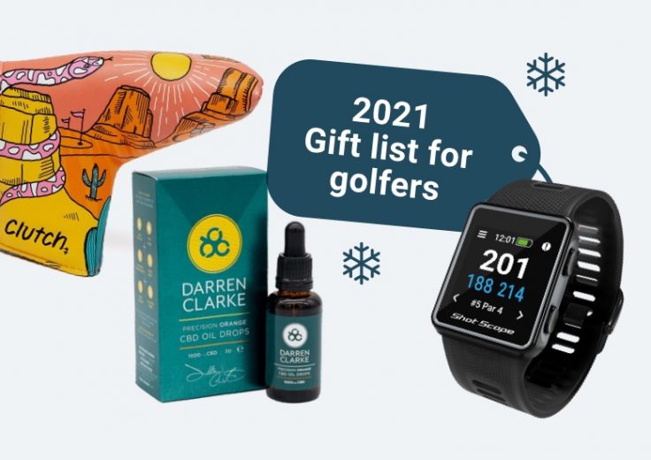 Top ten golf gifts for Christmas in 2021