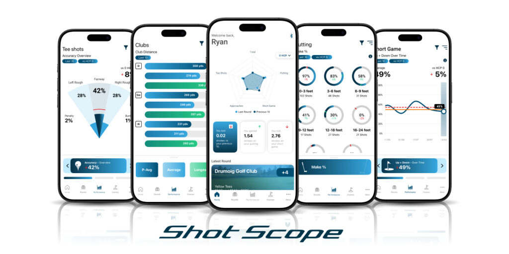 Shot Scope mobile app