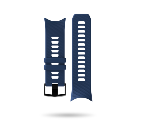 Front view of navy X5 watch strap