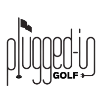 plugged in golf logo