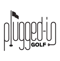 plugged in golf logo