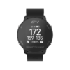 Front view of Black G4 GPS watch with front, middle and back screen