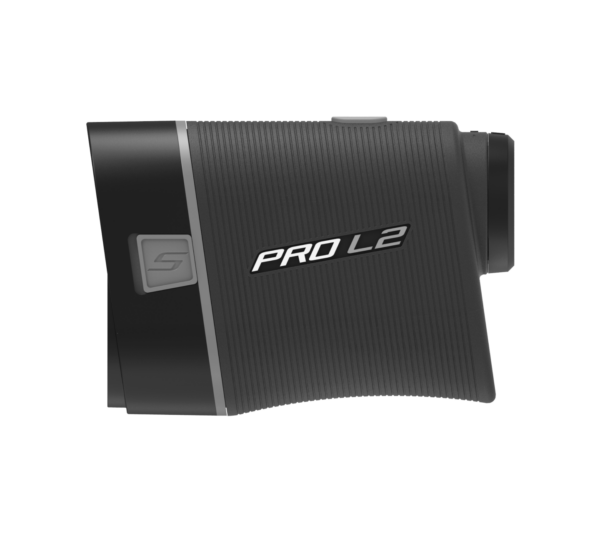 Side view of Grey PRO L2 rangefinder showing slope