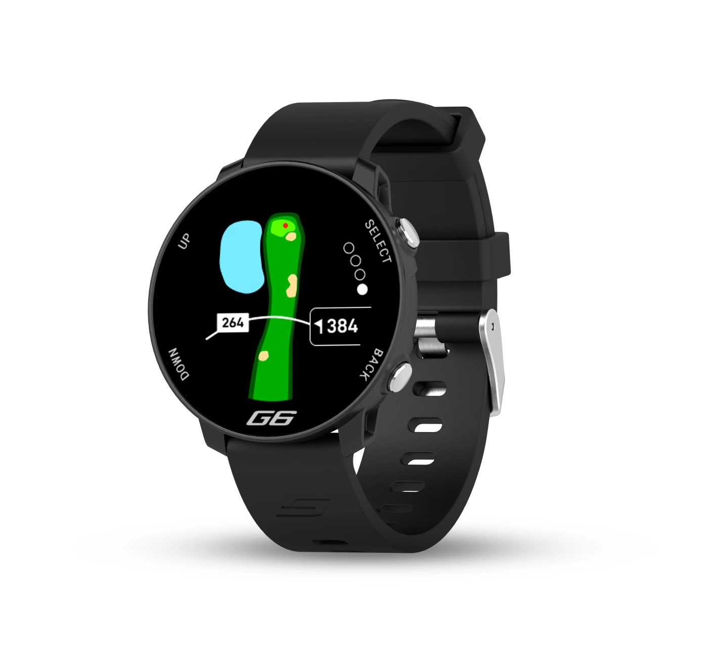 Shot Scope G6 GPS Golf Watch - Black with 2 straps Shot Scope G6 GPS Golf Watch - Black with 2 straps