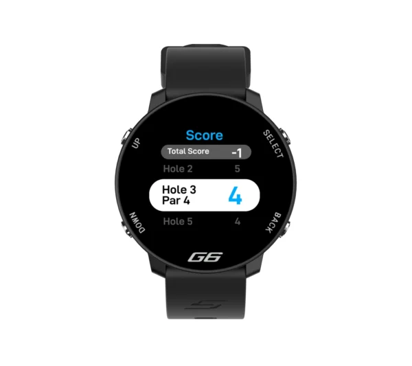 Shot Scope G6 with scorecard screen
