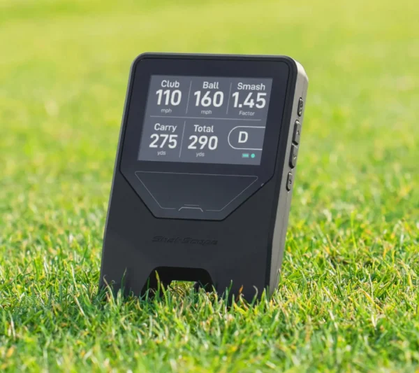 Shot Scope LM1 Launch Monitor on golf course